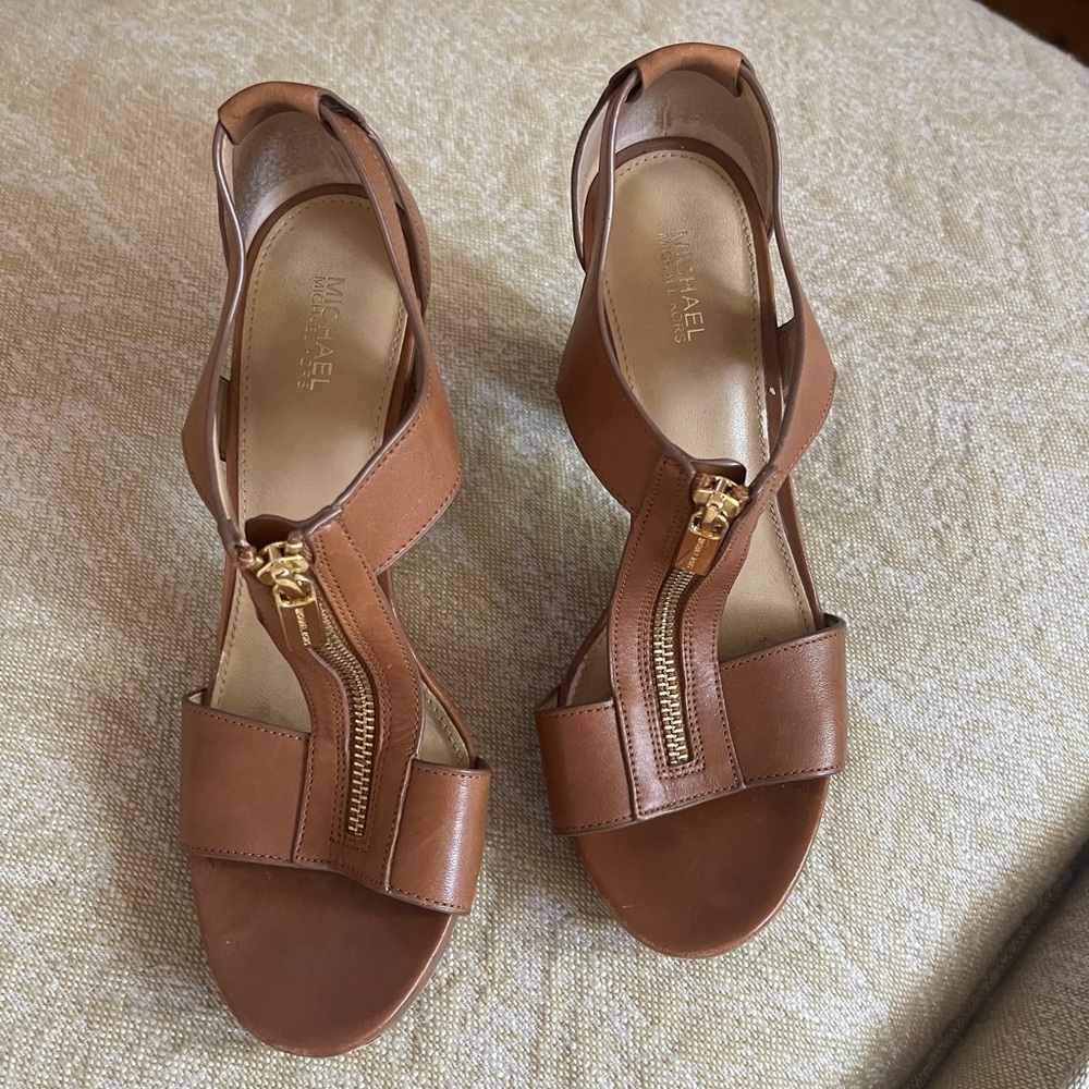 Leather Michael Kors heels
